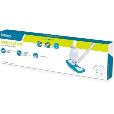 طقم تنظيف المسبح – شامل المكنسة والشبكة - bestway 58234