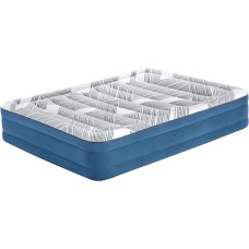 مرتبة هوائية زوجيه bestway 6712y بحجم 203 × 152 × 36 سم، مزودة بمضخة كهربائية مدمجة.