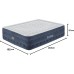 مرتبة هوائية ثنائيه بقياس 2.03 × 1.52 × 0.51 متر / bestway 6716p